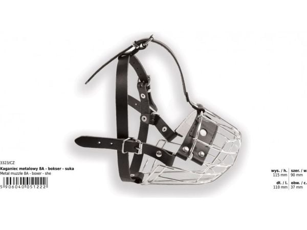 Dino Metal snute - 8 Boxer hunnhund Dino Metal snute - 8 Boxer hunnhund