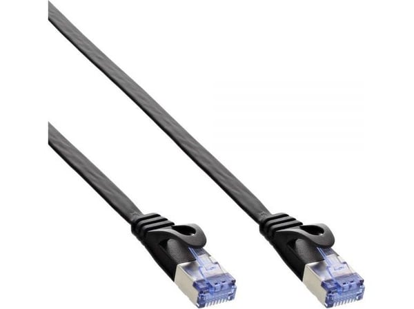 InLine 4043718236312, 1,5 m, Cat6a, U/FTP (STP), RJ-45, RJ-45, Sort