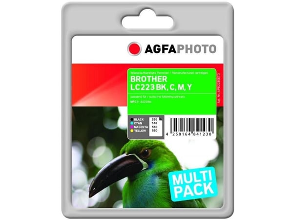 AgfaPhoto APB223SETD, Väriainepohjainen muste, Monipakkaus