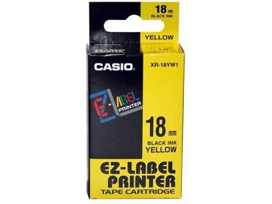 Casio XR-18YW1, 8 m, Laatikko, 1,8 cm