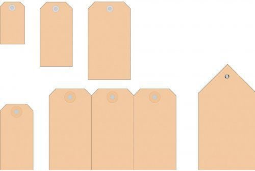 HERMA - Kartong - glattbrun - 48 x 95 mm 1000 stk etiketter