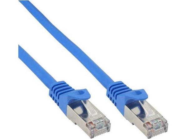 InLine 72503B, 3 m, Cat5e, SF/UTP (S-FTP), RJ-45, RJ-45, Blå