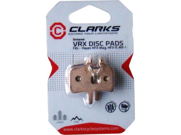 Clarks bromsbelägg HAYES (HFX-Mag, MX-1, Mag HFX-9) metalliska sintrade