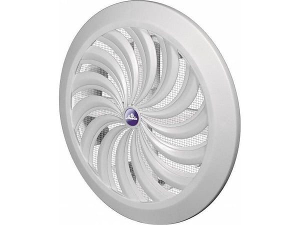 AWENTA Ventilationsgaller vitt med nät 100 mm (T95)
