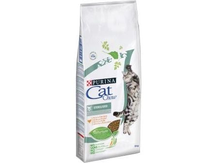 Purina Cat Chow Sterilized, Voksen, Kylling, 15 kg