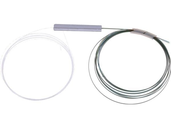 Extralink 1:4 PLC SPLITTER WITHOUT CONNECTOR 250UM STEEL BOX, Kaapelin jakaja, Hopea, Polyvinyylikloridi (PVC)