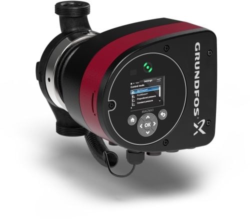 GRUNDFOS Cirkulationspumpe MAGNA3 25-80 180 byggelængde 180 mm 1x230V PN6/10 RG 1 1/2"