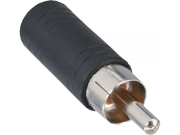 InLine 99325, 3.5mm jack female, RCA, Musta