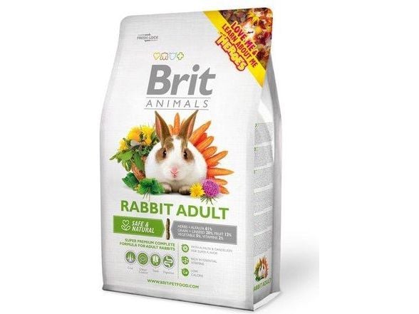 Brit ANIMALS 300 g Kanin komplett voksenfôr