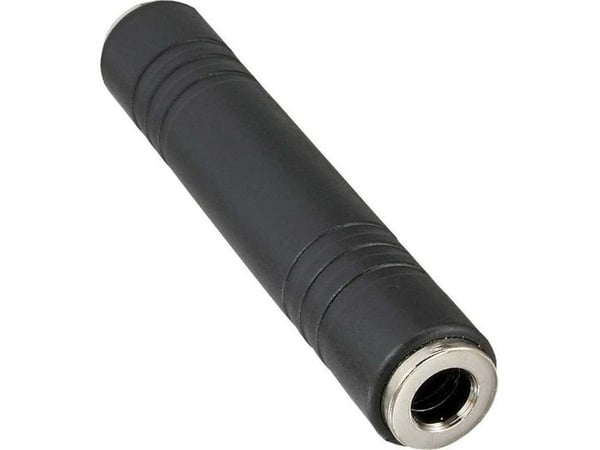 InLine 99307, 6.3mm jack female, 6.3mm, Svart