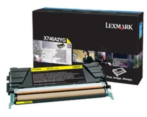 Lexmark X746A3 Y, 7000 sivua, Keltainen, 1 kpl