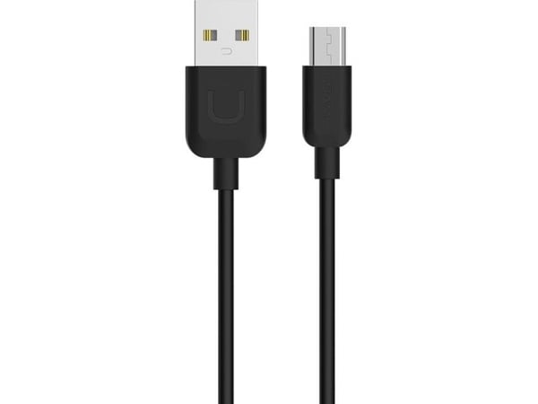 USB-kaapeli Usams USB-A - microUSB 1 m Czarny (MICUSBXD01)