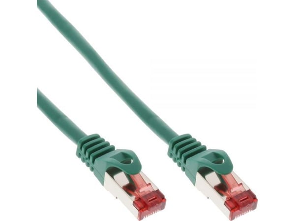 InLine 76122G, 0,25 m, Cat6, S/FTP (S-STP), RJ-45, RJ-45, Grønn