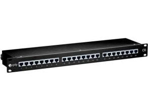 Equip 326424, RJ-45, Kulta, Cat6, Musta, Telinekiinnitys, 1U