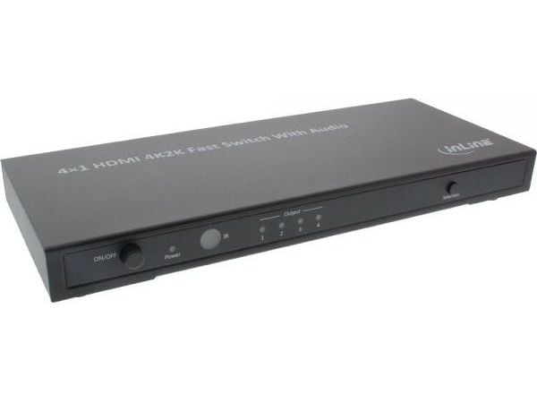 InLine 65017, HDMI, Sort, 1080p,720p, 3,4 Gbit/sek., 340 Mhz
