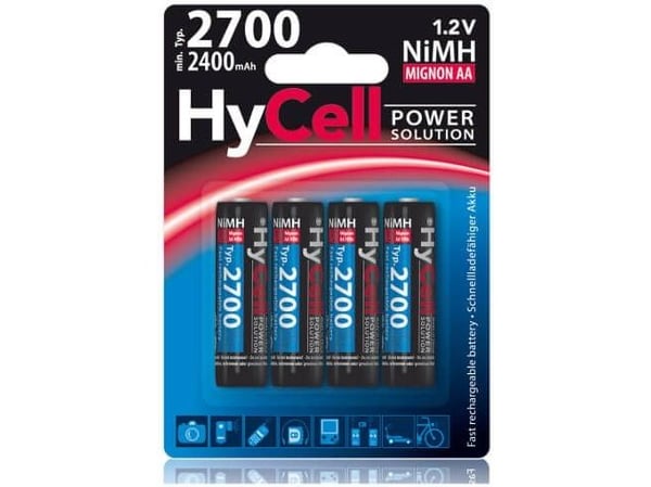 X4ENERGY - Batteri 4 x AA-type - NiMH - (oppladbart) - 2600 mAh
