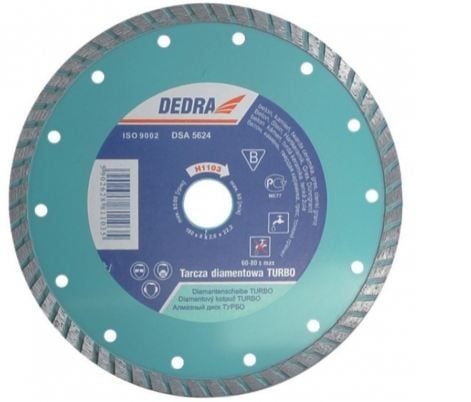 Dedra Turbo skjærende diamantskive 110mm 22,2mm H1099