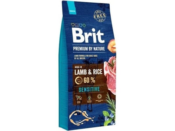 Brit 8595602526642, Vuxen, Lamm, 15 kg