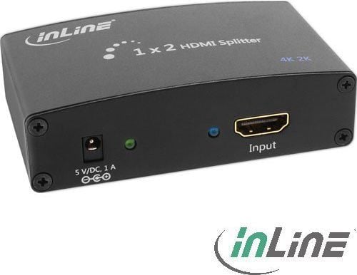 InLine 65009, HDMI, 2x HDMI, 1.4a, Lajittelu, Alumiini