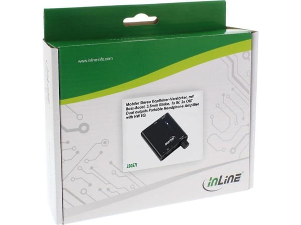InLine 33057I, 90 dB, 3.5mm, 200 mAh, 8 timer, 63 g, 125 g