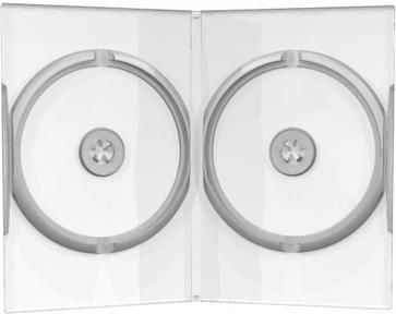 MediaRange - DVD oppbevaringseske - kapasitet: 2 CD, 2 DVD - blank