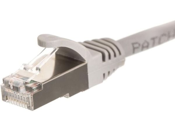Netrack - Patchkabel - RJ-45 (han) til RJ-45 (han) - 1 m - FTP - CAT 6 - booted, knastfri - grå