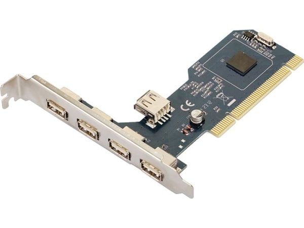 MicroConnect - USB-sovitin - PCI - USB 2.0 x 5 - USB 2.0 x 5