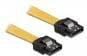 DeLOCK 0.5m SATA Cable, 0,5 m, Keltainen