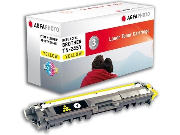 AgfaPhoto - Gul - kompatibel - tonerpatron (alternativ for: Brother TN245Y) - for Brother DCP-9015CDW, DCP-9020CDN, DCP-9020CDW, HL-3150CDW, MFC-91...