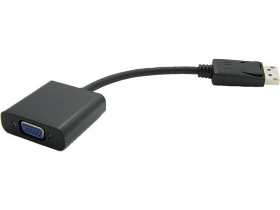Value 12.99.3135, 150 m, VGA (D-Sub), DisplayPort, Uros, Naaras, Musta