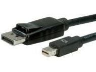 Value DP - Mini DP M/M 1 m, 1 m, DisplayPort, Mini DisplayPort, Uros, Uros, Musta