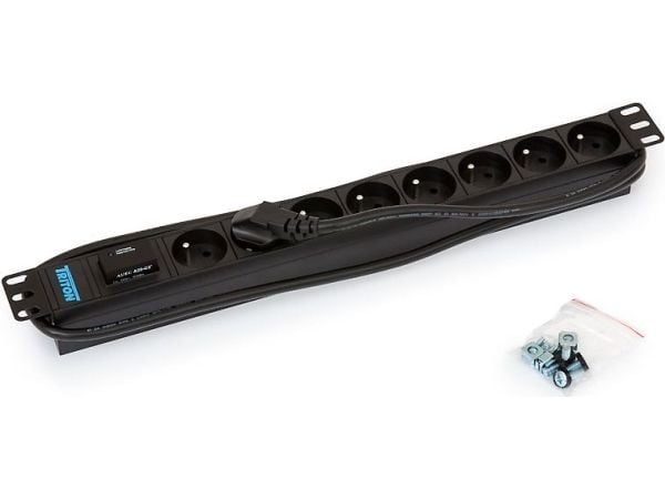 Triton RAB-PD-X07-A1, Sort, 8x CSN, 2 m, 16 A, 16 A
