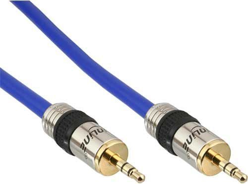 InLine 99950P, 3.5mm, Hankjønn, 3.5mm, Hankjønn, 10 m, Blå