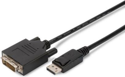 ASSMANN - DisplayPort-kabel - DisplayPort (hann) til DVI-D (hann) - 3 m - svart