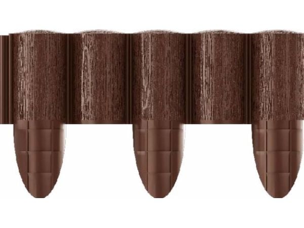 Cellfast Palisade hagekant Eco brun 17 cm x 2,4 m 5 deler (34-031)
