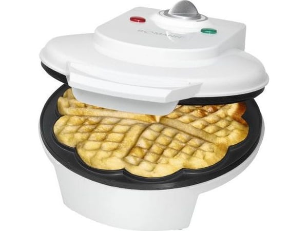 Bomann WA 5018 CB - Vaffelmaskin - 1.2 kW - hvit