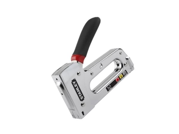 Stanley TR 120, Stiftepistol, Strakt magasin, Sort, Rustfritt stål, Stål