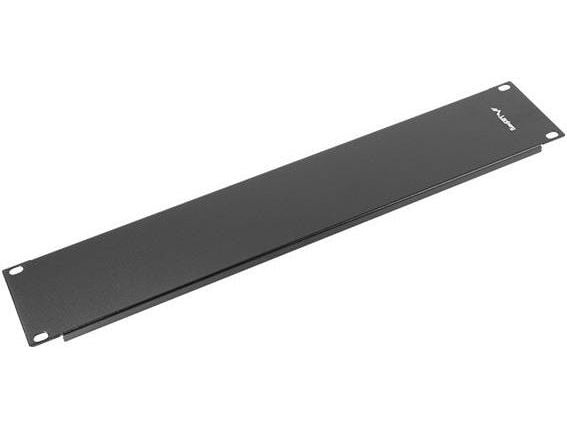 Lanberg - Täckpanel - RAL 9004, svart - 2U - 19"