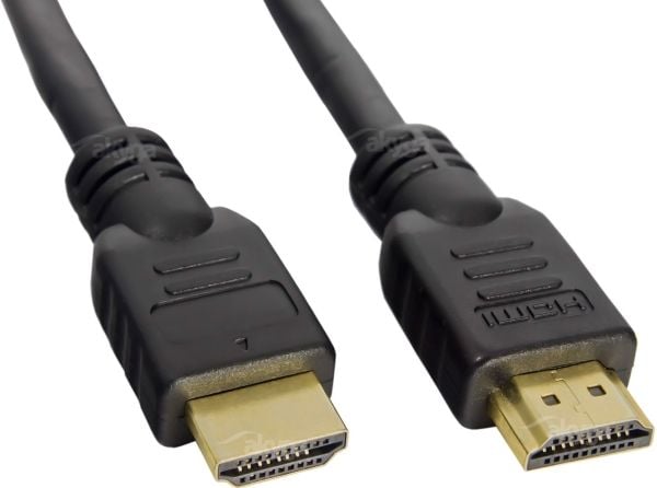 Akyga - HDMI-kabel med Ethernet - HDMI hann til HDMI hann - 20 m - svart