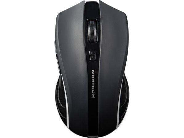 ModeCom MC-WRM1 - Mus - optisk - 5 knapper - trådløs - 2.4 GHz - USB trådløs mottaker - svart