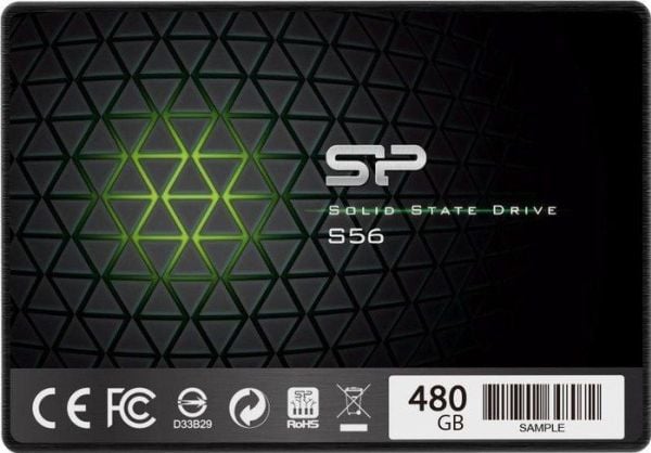 SILICON POWER Slim S56 - SSD - 480 GB - intern - 2.5" - SATA 6Gb/s