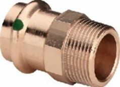 VIEGA Sanpress overgang 1"x35mm af rødgods muffe/nippel, SC-contur