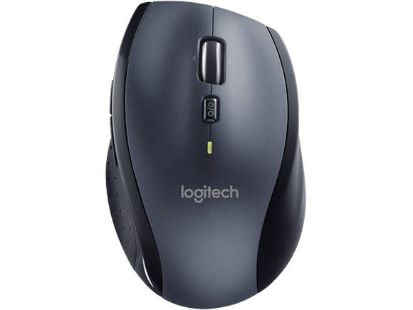Logitech LGT-M705S, Oikeakätinen, Optinen, Langaton RF, 1000 DPI, Puuhiili