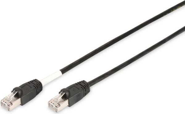 DIGITUS Professional - Liitäntäkaapeli - RJ-45 (uros) - RJ-45 (uros) - 3 m - SFTP - CAT 6 - buutattu, ulkona, solmuvapaa - musta - musta