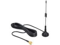 Delock ISM 433 MHz Antenna - Antenne - 12.4 cm - 3 dBi - rundtstrålende - svart