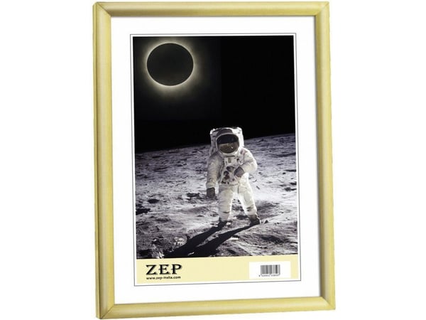 ZEP KG3, Guld, Enkel bildram, Bord, 15 x 20 cm, Rektangulär, Landskap/porträtt