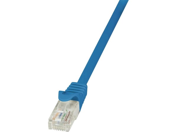 LogiLink - Liitäntäjohto - RJ-45 (uros) - RJ-45 (uros) - 50 cm - UTP - CAT 5e - sininen