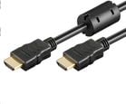 MicroConnect High Speed HDMI with Ethernet - HDMI-kabel med Ethernet - HDMI hann til HDMI hann - 10 m