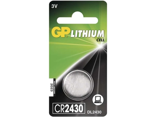 Gp CR2430 batteri 1 stk.