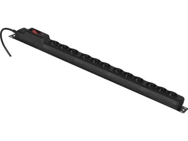 Activejet COMBO/12GN/1,5M/CZ, 1,5 m, 12 AC-pistorasia(a), Sisätila, Tyyppi E, Tyyppi E, Muovi